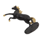 Horse Sculpture Ornament Decorative Auspicious Wealth Craft Resin Standing Horse Statue for Cabinet V1294-YM0626-3115220151811