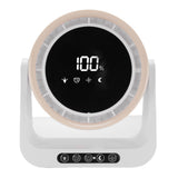 Desk Fan with Digital LED Display Personal Wall Mounted Table Fan 6 Inch for Home Office 5 Wind V1294-YM0901-3113250066211