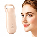 Heated Eyelash Curler, C-Shaped Rechargeable Lash Curler, 2 Temp Levels, Type-C Charging, Fast Heat V1107-108-84409-BEG