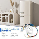Efficient Fridge Evaporator Fan Motor WR60X10307 Quick arrange In 30 To 60 Minutes V1366-AZ2-W-17112