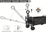 250KG Load Capacity 300L Large Capacity Heavy Duty Foldable Beach Car - All-Terrain Foldable V1106-HELYC-001