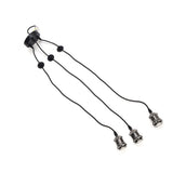 3 Arms Chandelier Lamp Holder Metal Retro Decoration Ceiling Light Socket for Home Dining Hall Bars V1294-YM0714-3119210197111