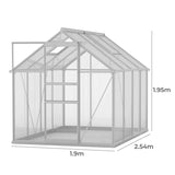 Lambu Greenhouse Aluminium Walk In Green UM1244