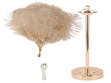 Feather Table Lamp 3 Color Dimmable Touch Switch USB Plug in Romantic Modern Decorative Bedside V1294-YM0703-3119230059416