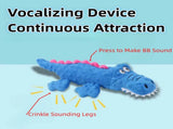 Indestructible Robust Crocodiles Dog Toy for Heavy Chewers, Unbreakable Stuffed Plush Dog Toys for V1369-AZ3-W-01881