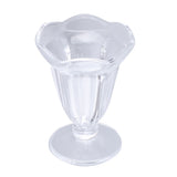 6pcs Ice Cream Cup Creative Unique Flower Sundae Glass Cup Multifunctional Transparent Dessert Cups V1294-YM0703-230704TW01-1
