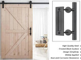30 cm Sliding Door Handle Door Knob Garage Handle Sliding Door Knob Set Barn Door Handles V1188-MS101-03215-1
