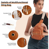 Faux Leather Shoulder Bag for Women with Two Compartments and Anti Theft Pocket, Adjustable Strap, V1237-MS-912-207