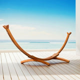 Gardeon Hammock Bed Stand Larch Wood 315cm Length HM-TIM-BED-STAND