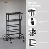 Social Hike Gym Equipment Storage Rack on Wheels - Dumbbells Weights Organiser V238-SUPDZ-41220374265936