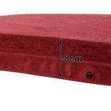 Double Self Inflating Mattress Sleeping Sedue Mat Air Bed Camping Camp Hiking Joinable - red V610-SELS8521-DOURED