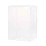 100 Pack of Large 22x14.5cm Rectangle Cube Box - Exhibition Gift Product Showcase Clear V382-100PVC22X14X14