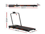 Everfit Treadmill Electric Walking Pad Auto Incline Foldable for Home Gym Black TMILL-TITAN41-PAD