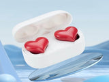 Heart Shaped Earbuds, Stylish Headphones HiFi Stereo Sound Waterproof Bluetooth 5.3 Earphones with V1189-LWWAL-20260401-05259