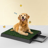 i.Pet Pet Training Pad Dog Potty Toilet Large Loo Portable With Tray Grass Mat PET-PAD-GRASSX1