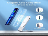 CHOETECH MIX00117SL Magasafe Fast Wireless Charger Stand Holder For iPhone 13/12 V28-ELECHOMIX00117SL