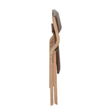 Levede 4x Dining Chairs Foldable PU Tan CH1099-2-TANX2