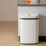 Devanti 50L Sensor Bin Motion Rubbish Automatic White SB-D-50-WH