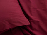 Royal Comfort Vintage Washed 100 % Cotton Sheet Set Single - Mulled Wine ABM-10002571