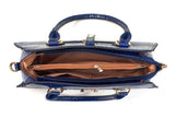 Blue Women'S Handbag Croc-Embossed Handbag Patent Leather Handbag Women'S - Red - Size 29-13-21 V1347-945-63062-RED-29-13-21