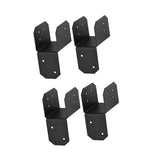 4Pcs Joist Anchors Connector Post Anchors Post Bracket Post Caps Tie Bracket Wooden house Hanger V1370-AZ4-12784
