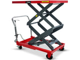 T-REX 300KG Hydraulic High Lift Double Scissor Trolley, 1.3M Max Platform Hgt, Heavy-Duty, for V219-VHWLFCTRH3HA