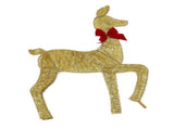 Deer Holiday Gold LED Easy Assembly 3 Piece Reindeer Family Decor for Xmas Festival Yard V1294-YM0901-3111240235711