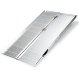 EQUIPMED 152cm Portable Folding Aluminium Access Ramp, 272kg Rated, for Wheelchair, Mobility V219-HELRMPEQ15KA