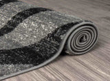 Adore Geometric Textural Rug - Grey - 200x290 V262-LGH2002902301GRE