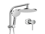 Cefito 9'' Rain Shower Head Set Handheld Round High Pressure Mixer Tap Chrome SHOWER-A1-RO-9-SI-MIXER-RO