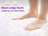 Non-Slip Shower Mat / Bath Mat Transparent With Suction Cups - 53 x 53 Cm - Non-Slip Shower Mat V1188-MS101-01905-1