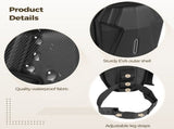Thigh Bag, Waterproof Motorcycle Leg Bag for Men Women, Expandable Design with Removable Leg Straps, V1192-AZ-W-18487