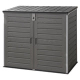 Gardeon Outdoor Storage Box 1170L Container Lockable Cabinet Tool Organizer Shed Grey OSB-1170L-GE