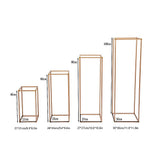 Rose Gold Metal Flower Stand V63-920781