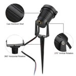 10PCS 12V LED Waterproof Outdoor Garden Spotlights Landscape Light Flood Lights V201-EAZ01982WL8-10AU