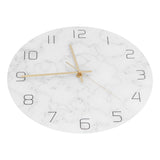 Simple Marble Wall Clock Fashion Cracked Acrylic Material UV Printing Clock Living Room Decoration V1294-YM0710-3115210161611