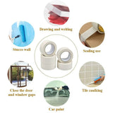 5 ROlls Masking Tape Adhesive Paint Masking Tape Multi-Purpose Strong Sticky Tape For Painting, V1188-MS-227-1877