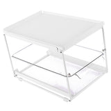 Kitchen Cabinet Organizer Carbon Steel Multifunctional Layered Spice Rack Under Sink Organizer V1294-YM0901-3117230445111