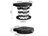 Outdoor Foldable Portable Toilet, Emergency Toilet Seat, Portable Camping Toilet Stool with Height V1265-AU-060-HEI