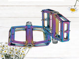 SWETRACE Colorful Aluminum Alloy Foot Pedals for Cyclists 1 Pair 4.5*3.6*0.8in V1189-LWWAL-20260327-03734
