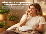 Smart Heated Hand Massager Glove with Air Compression for Home Office Relaxation, Relieves Hand V1341-ZY-4UNFP4UT-BEIGE