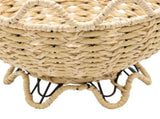 Contemporary Woven Footed Bowl 27cm V637-91257BWL