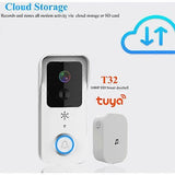 T32-1080P Wireless Video Doorbell with Indoor Chime, Macaron Color V1263-JX-5038