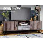 Artiss TV Cabinet Entertainment Unit 180cm Industrial FURNI-G-IND-TV02-WD-AB