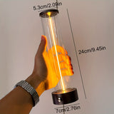 Minimalist Table Lamp Cordless Lamp Rechargeable Lamp Touch Dimmable Lamp - Black - Size 24CM V1106-124-25545-BLK-24CM