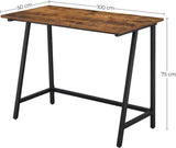 Computer Desk Writing Steel Rustic Work Table V178-58884