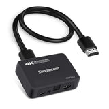 Simplecom CM423v3 HDMI 2.0 Audio Extractor Optical SPDIF 3.5mm Stereo with ARC 4K60Hz V1202-V2-CBSI-CM423V3