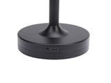 Small Bedside Table Lamp Cordless Rechargeable 3 Color Stepless Dimmable Touch Lamp Nightstand Night V1294-YM0901-3119240101611
