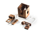 Brainteaser wine bottle mystery lock puzzle- open the lock before you can have a drink! Great party V277-BWBMLP