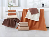 Luxury Combed Cotton Towel Collection - Highly Absorbent, Soft & Durable for Bath, Hand, and V888-ELOSUNG35599